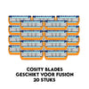 Cosity Blades - Rasoir à 5 lames - Convient pour Fusion